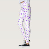 Leggings Cluster de coeur pourpre (Gauche)
