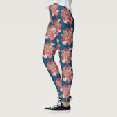 Leggings Clusters de Coeurs sur Motif bleu à Customiser (Gauche)