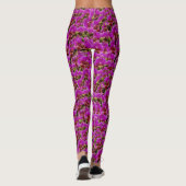 Leggings Clusters radiants : La Symphonie Magenta Orchid, (Dos)