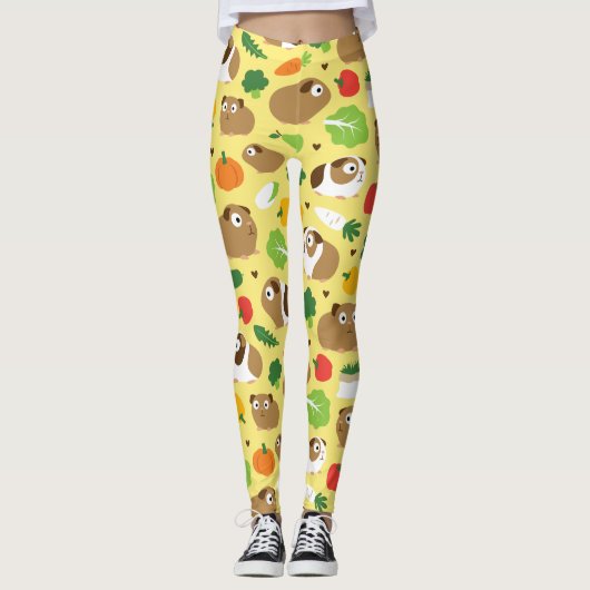 Leggings Cobayes et leurs festins (Devant)