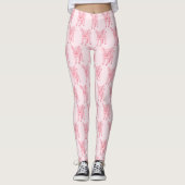 Leggings Cochon rose pâle (Devant)