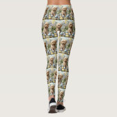 Leggings Cockapoo avec vacances de Pâques  (Dos)