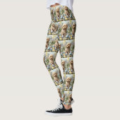 Leggings Cockapoo avec vacances de Pâques  (Gauche)