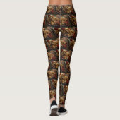 Leggings Cocker Spaniel Chien Noël Festif (Dos)