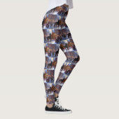Leggings Cocker Spaniel Saison de Noël Fêtes (Droite)