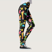 Leggings Cocktail Happy Hour Fête Motif (Droite)