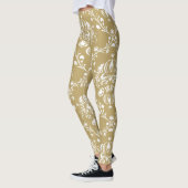 Leggings Cocoa and Cream Damask (Gauche)