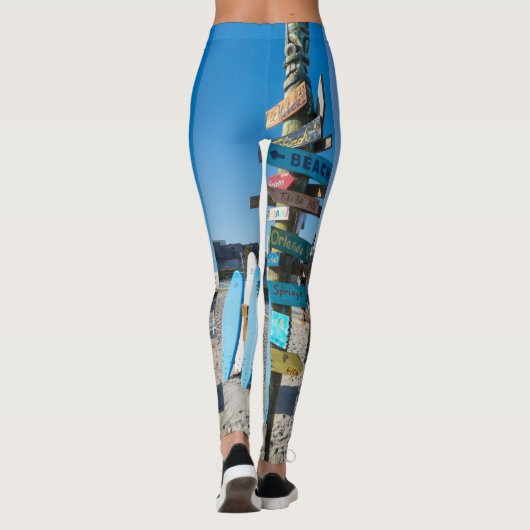 Leggings Cocoa Beach Totem Tiki (Dos)