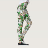 Leggings Cocotier Palm Tree Tropical Motif Design (Droite)