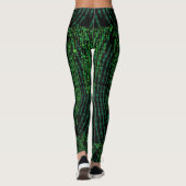 Leggings Code binaire matriciel (Dos)