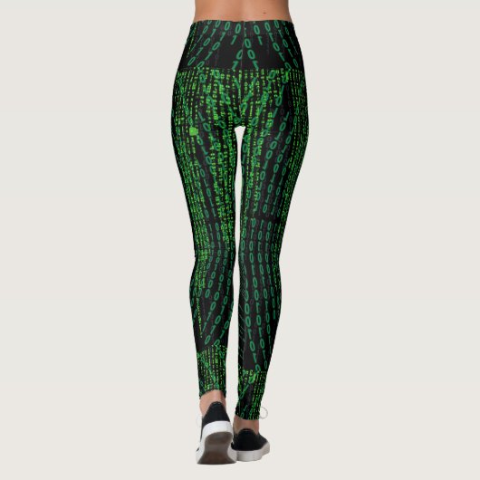 Leggings Code binaire matriciel (Dos)