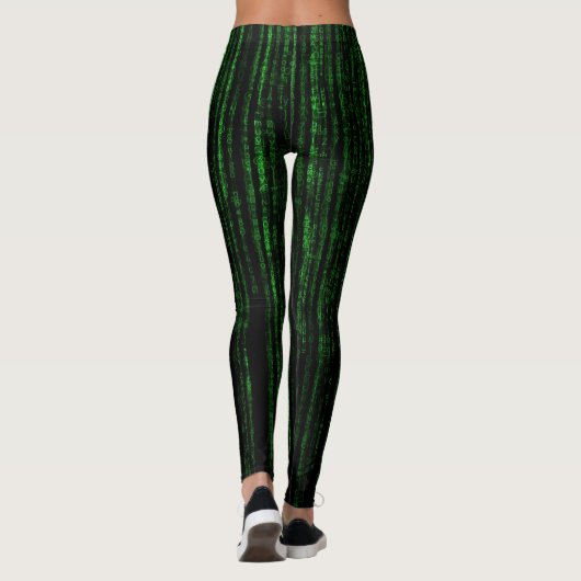 Leggings Code matriciel (Dos)