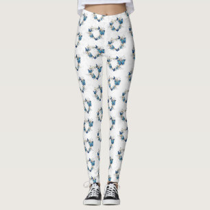 Leggings Coeur bijoux avec papillons Morpho