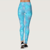Leggings Coeur bleu hiver (Dos)