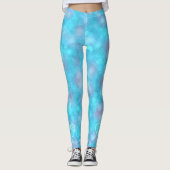 Leggings Coeur bleu hiver (Devant)