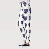 Leggings Coeur bleu saphir (Gauche)