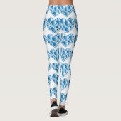 LEGGINGS COEUR BLEUE (Dos)