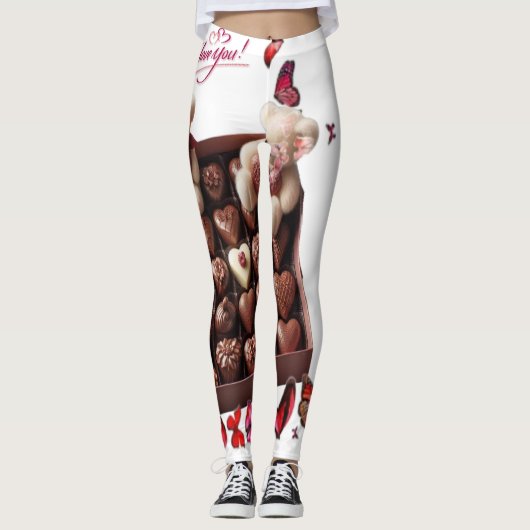 Leggings Cœur d'amour (Devant)