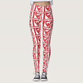Leggings Coeur d'amour du cheval (Devant)