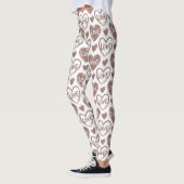 Leggings Coeur d'amour romantique - La Saint-Valentin Leggi (Gauche)