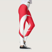 Leggings Coeur de drapeau de la Turquie (Droite)