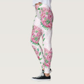 Leggings coeur de la tourbe d'aquarelle (Gauche)