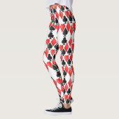 Leggings Coeur de pelle de diamant du pays des merveilles (Gauche)