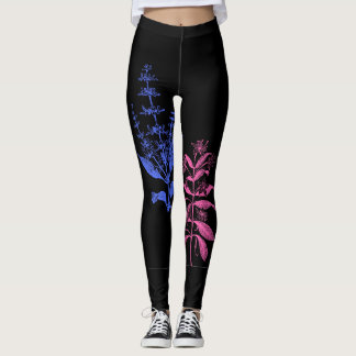 Leggings Coeur des guêtres de fines herbes d'école d'herbes
