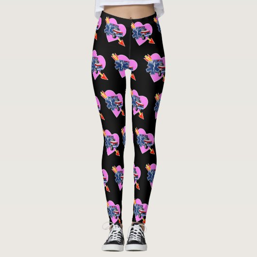 Leggings Coeur des soins d'urgence du SGE    (Devant)