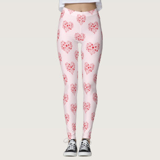 Leggings Cœur en points