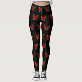 Leggings Coeur Et Daggers (Devant)
