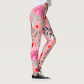 Leggings Coeur et Rose (Droite)