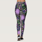 Leggings Coeur mou pourpre (Dos)
