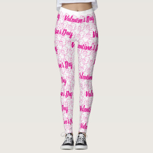 Leggings Coeur romantique Conception de la Saint-Valentin