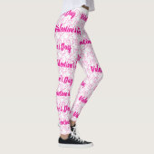 Leggings Coeur romantique Conception de la Saint-Valentin (Droite)