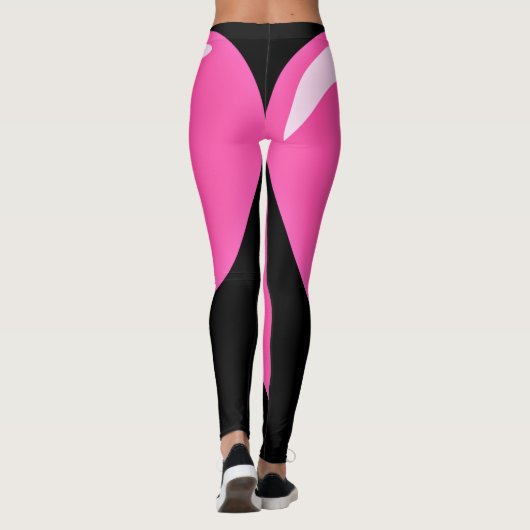 Leggings Coeur rose - Amour (Dos)