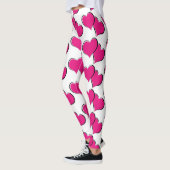 Leggings coeur rouge blanc (Gauche)