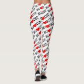Leggings Coeur rouge égoiste (Dos)