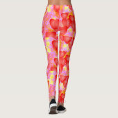 Leggings coeur rouge rose (Dos)