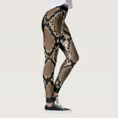 Leggings Coeur Snakeskin noir (Droite)
