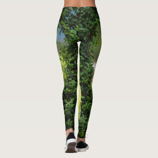 Leggings Coeur Topiaire Vert (Dos)