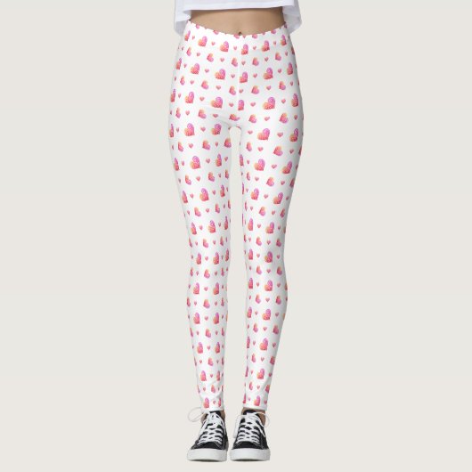 Leggings Cœur Tourbillonnant (Devant)