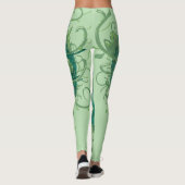 Leggings Coeur vert à l'intérieur (Dos)