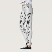 Leggings cœurs adorables (Gauche)