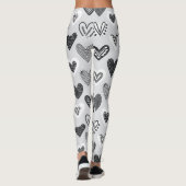 Leggings cœurs adorables (Dos)