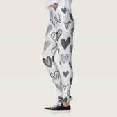 Leggings cœurs adorables (Gauche)