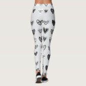 Leggings coeurs adorables (Dos)
