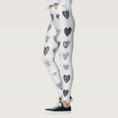 Leggings coeurs adorables (Gauche)