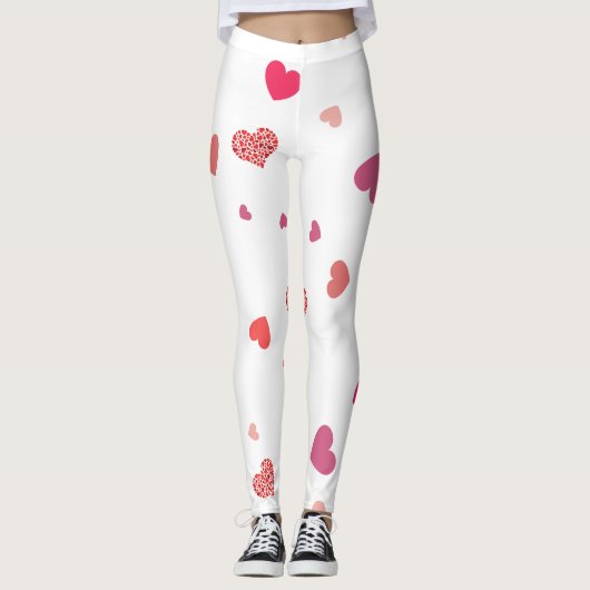 Leggings Coeurs - amour (Devant)