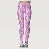 Leggings Coeurs aquarelle (Devant)